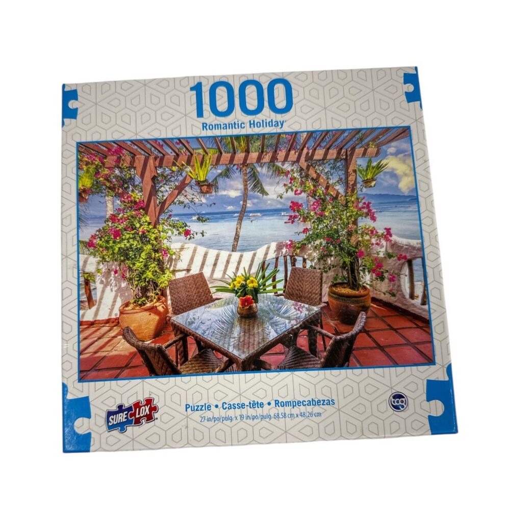 Sure-lox 1000 Piece Scenic Jigsaw Puzzle tropical island romantic holiday